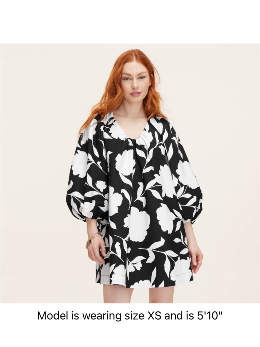Kate Spade New York x Target - Rose Poplin Long Sleeve Mini Dress